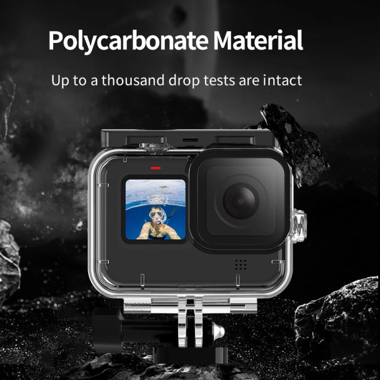 TELESIN GP-WTP-901 45m Diving Shell, For GoPro HERO12 Black / HERO11 Black / HERO10 Black / HERO9 Black Single Shell - Waterproof Cases by TELESIN | Online Shopping South Africa | PMC TechLife | Buy Now Pay Later Mobicred