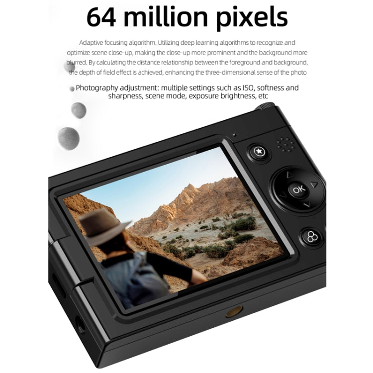 High-Definition CCD Digital Camera 64 Million WiFi Card Camera, Color: White - Video Cameras by PMC TechLife | Online Shopping South Africa | PMC TechLife | Buy Now Pay Later Mobicred