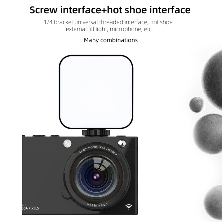 High-Definition CCD Digital Camera 64 Million WiFi Card Camera, Color: White + Headphone Cable - Video Cameras by PMC TechLife | Online Shopping South Africa | PMC TechLife | Buy Now Pay Later Mobicred