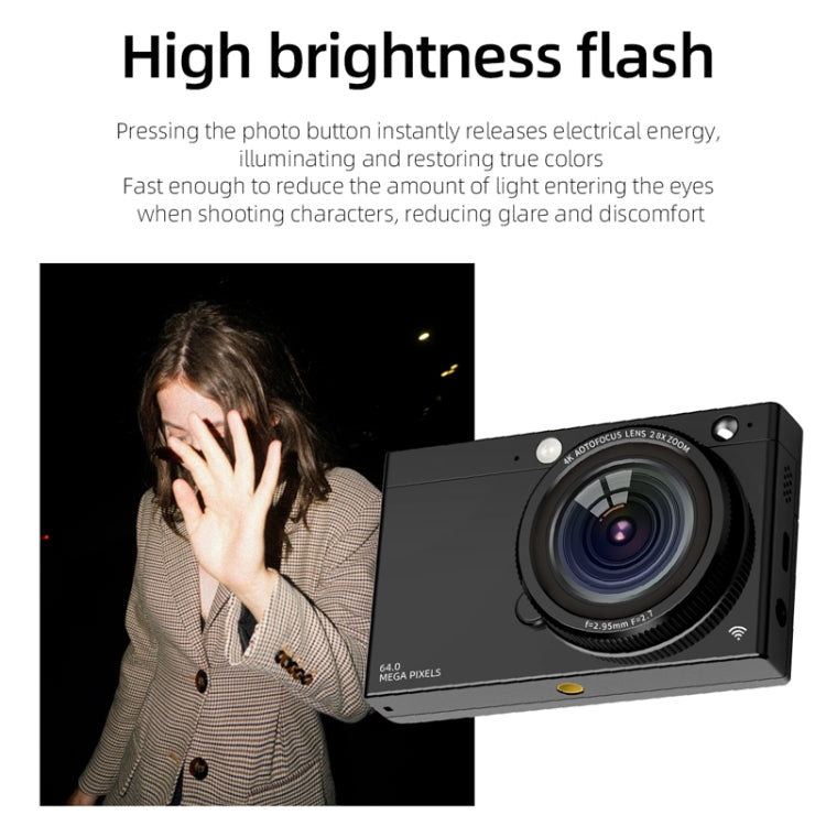 High-Definition CCD Digital Camera 64 Million WiFi Card Camera, Color: White - Video Cameras by PMC TechLife | Online Shopping South Africa | PMC TechLife | Buy Now Pay Later Mobicred