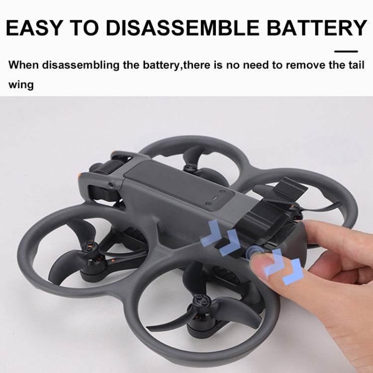 For DJI Avata 2 CQT Adhesive Airflow Cutting Flight Tail for Drones(Black) - free shipping - PMC TechLife - Order now!