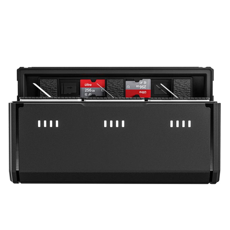 TELESIN GP-HPB-012 Pocket Multifunctional Storage Charging Box For GoPro HERO12 Black / HERO11 Black / HERO10 Black / HERO9 Black(Single Charging Box) - free shipping - PMC TechLife - Order now!