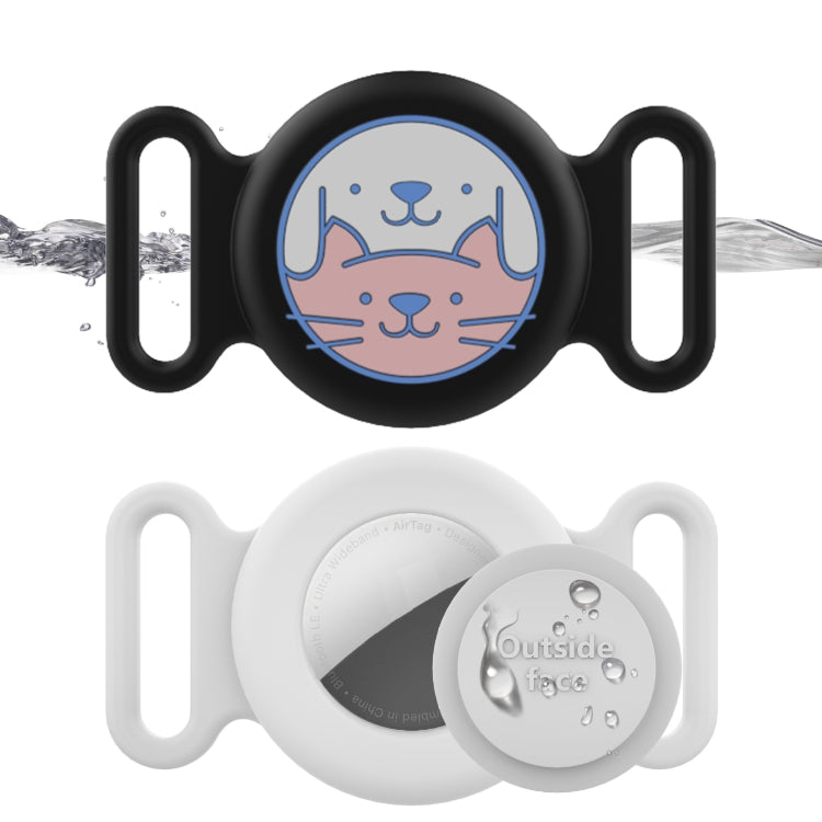 For AirTag Pet Collar Locator Silicone Life Waterproof Protective Case(Deep Blue) - Pet Series by PMC TechLife | Online Shopping South Africa | PMC TechLife | Buy Now Pay Later Mobicred