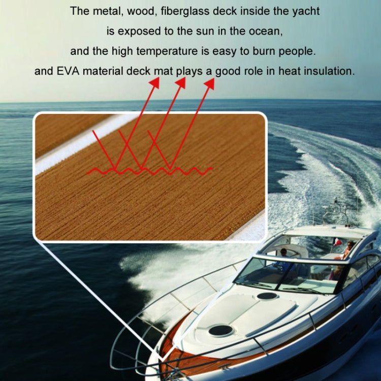 240x45x0.6cm Yacht RV Modification Imitation Teak Floor EVA Anti-slip Mat - Floor Mats by PMC Jewellery | Online Shopping South Africa | PMC Jewellery | Buy Now Pay Later Mobicred