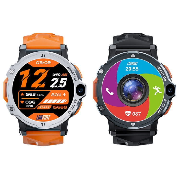 LOKMAT APPLLP6 PRO 1.54-inch 4G+64G Android 8.1 Dual-camera Independent Card Smart Watch(Black) - free shipping - PMC TechLife - Order now!