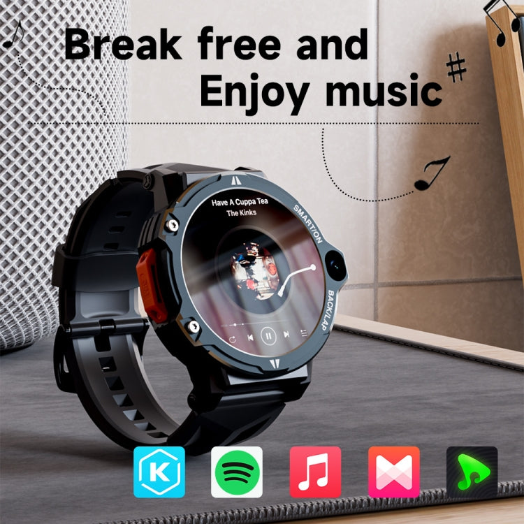 LOKMAT APPLLP6 PRO 1.54-inch 4G+64G Android 8.1 Dual-camera Independent Card Smart Watch(Black) - Smart Watches by LOKMAT | Online Shopping South Africa | PMC Jewellery | Buy Now Pay Later Mobicred