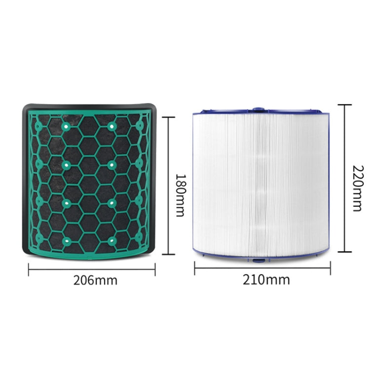 2pcs /Set HEPA Filter For Dyson Air Purifier TP04 / TP05 / TP07, HP04 / HP05 / HP07, DP04 / DP05 / DP07 - For Dyson Accessories by PMC TechLife | Online Shopping South Africa | PMC TechLife | Buy Now Pay Later Mobicred