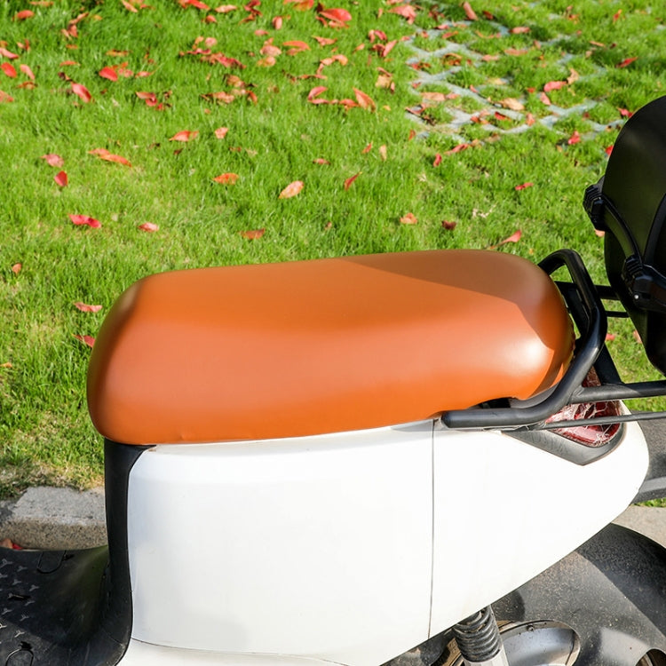 Electric Vehicle Universal Waterproof Sun Protection Seat Cover For All Seasons, Color: Light Brown(M) - Seat Covers by PMC Jewellery | Online Shopping South Africa | PMC Jewellery | Buy Now Pay Later Mobicred