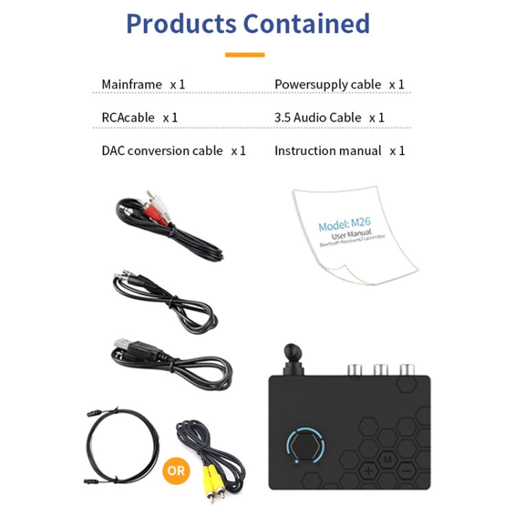 Bluetooth 5.4 Receiver Digital To Analog Card U Disk Converter Adapter With Remote Control(Fiber Optic Conversion) - Audio Signal Switcher by PMC Jewellery | Online Shopping South Africa | PMC Jewellery | Buy Now Pay Later Mobicred