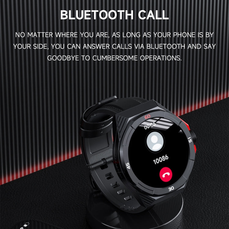 LOKMAT COMET2 PRO 1.46-Inch 5ATM Waterproof Bluetooth Call Smart Watch, Color: Brown Leather - free shipping - PMC TechLife - Order now!