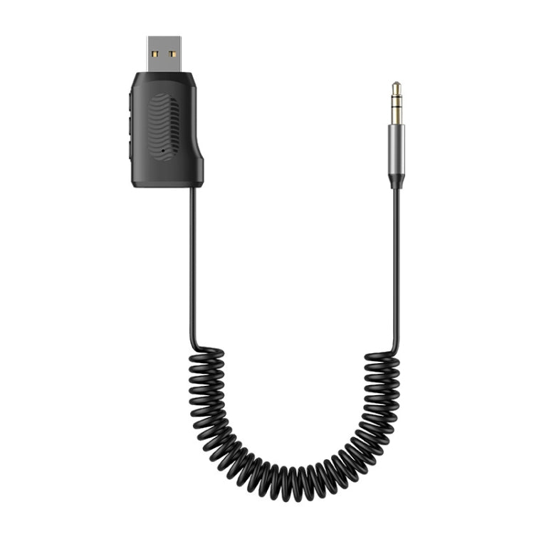 Bluetooth 5.4 Adapter Car Bluetooth Receiver Support U Disk Play AUX To USB - Bluetooth Adapters by PMC TechLife | Online Shopping South Africa | PMC TechLife | Buy Now Pay Later Mobicred
