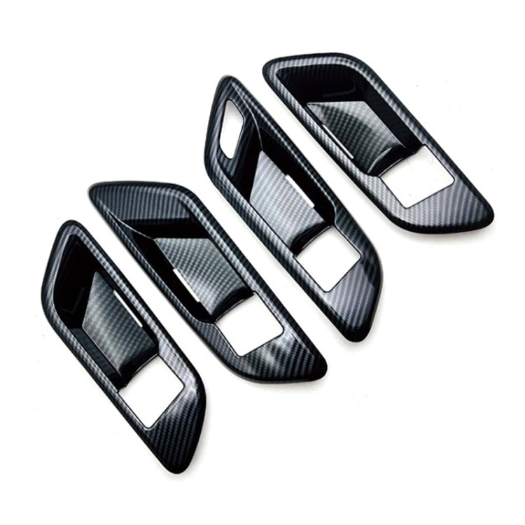 For 2023 Toyota Crown Door Handle Cover Decorative Frame, Style: Left-hand Drive(Carbon Fiber) - Decorative Strip by PMC Jewellery | Online Shopping South Africa | PMC Jewellery | Buy Now Pay Later Mobicred