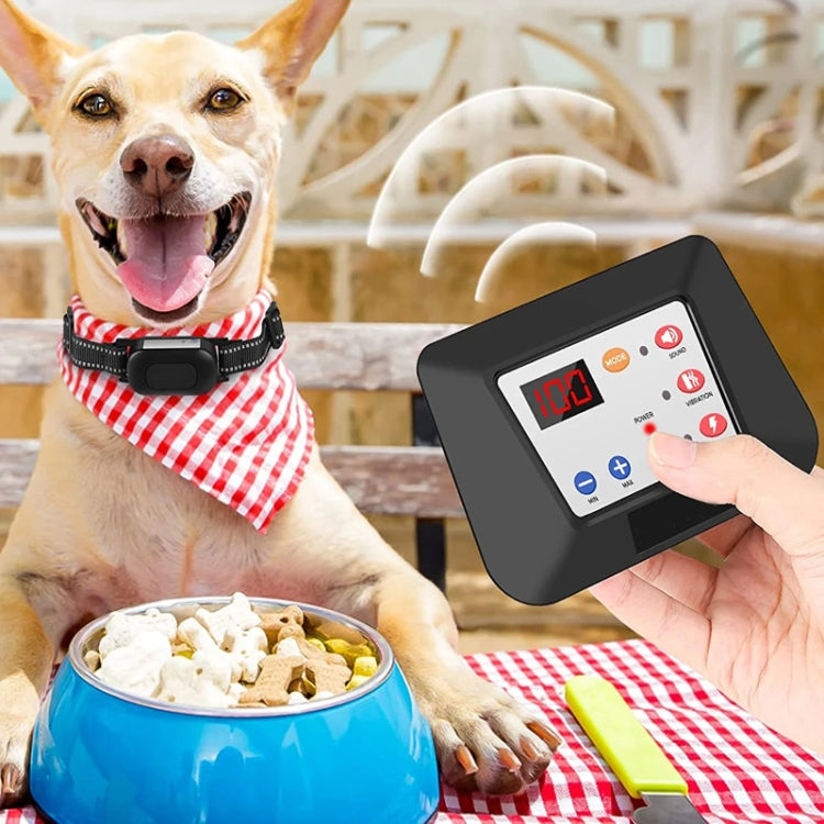 1 Drag 1 Pet Electronic Fence Wireless Dog Trainer Smart Electric Shock Dog Collar(Black) - Training Aids by PMC TechLife | Online Shopping South Africa | PMC TechLife | Buy Now Pay Later Mobicred