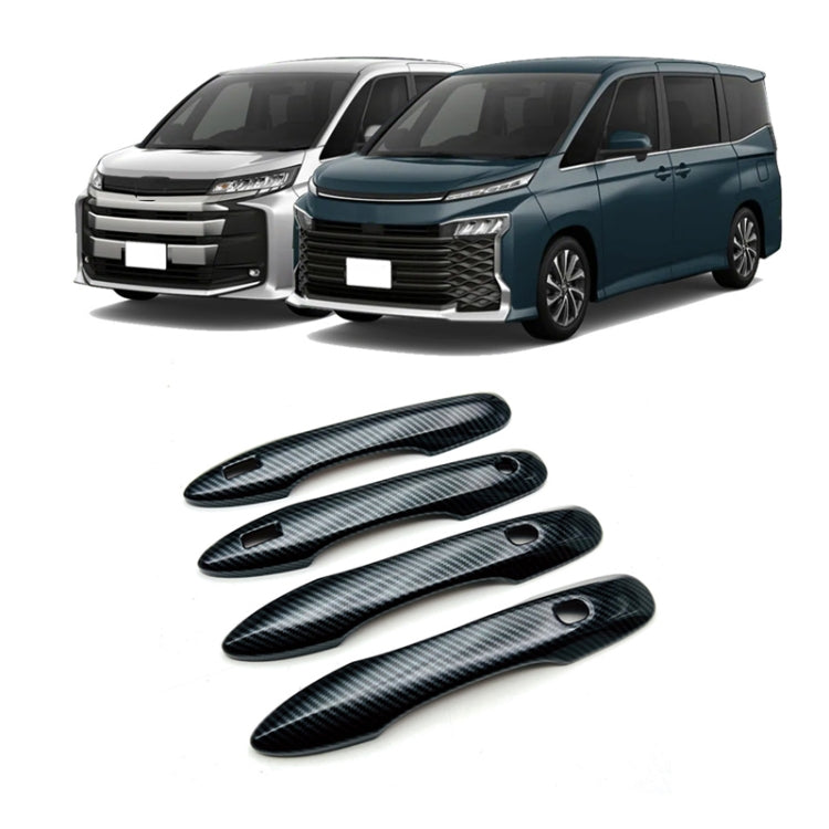 For Toyota 2022 Noah/Voxy 90 Series Right Hand Drive Door Handle Protection Cover Patch(Carbon Fiber) - Decorative Strip by PMC Jewellery | Online Shopping South Africa | PMC Jewellery | Buy Now Pay Later Mobicred