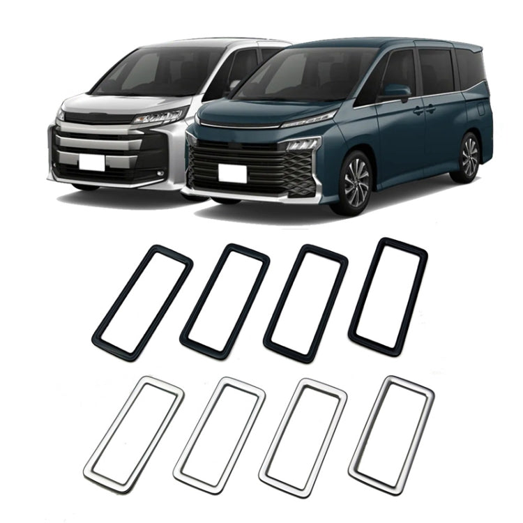 For Toyota 2022 Voxy/Noah 90 Series Rear Air Vent Decorative Frame(Matte Silver) - Car Interior Mouldings by PMC Jewellery | Online Shopping South Africa | PMC Jewellery | Buy Now Pay Later Mobicred