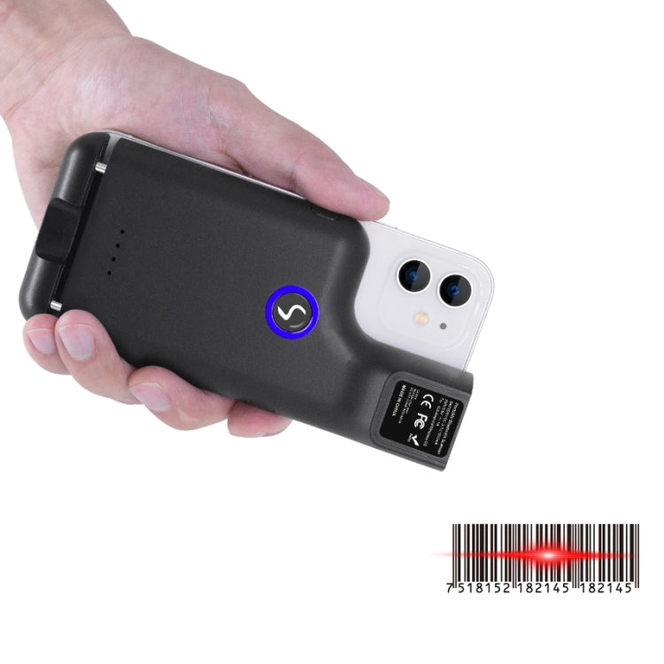 1D Bluetooth Barcode Scanner Wireless Back Clip Phone Barcode Reader - Barcode Scanner by PMC Jewellery | Online Shopping South Africa | PMC Jewellery | Buy Now Pay Later Mobicred