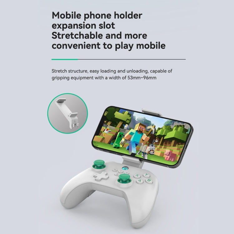 Z03 Wireless Bluetooth Game Controller For Switch / IOS / Android / PC / PS3 / PS4, Spec: Star White+Bracket - free shipping - PMC Jewellery - Order now!