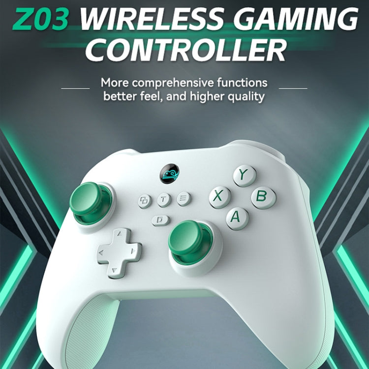 Z03 Wireless Bluetooth Game Controller For Switch / IOS / Android / PC / PS3 / PS4, Spec: Star White+Bracket - free shipping - PMC Jewellery - Order now!