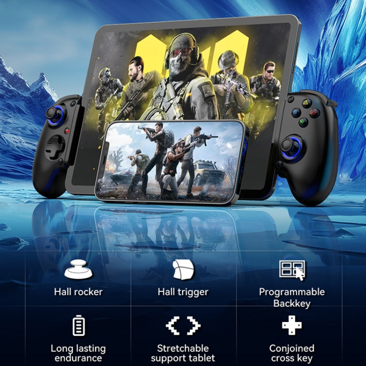 BSP-D10 Wireless Stretch Game Controller for Switch / Android / IOS / PC / PS3 / PS4(Black) - Controller Gamepad by PMC Jewellery | Online Shopping South Africa | PMC Jewellery | Buy Now Pay Later Mobicred