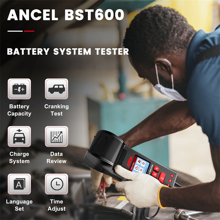 ANCEL 12V/24V Printer-Type Car Battery Tester Battery Power CCA Internal Resistance Life Detector(BST600) - free shipping - PMC TechLife - Order now!