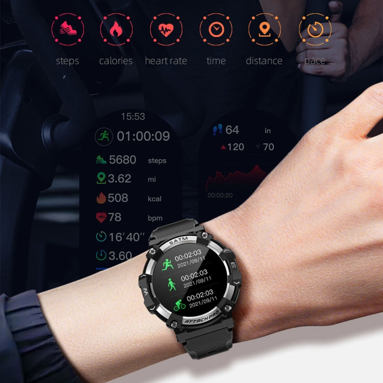 LOKMAT ATTACK 2 PRO 1.39-Inch 5ATM Waterproof Health Monitoring Bluetooth Smart Watch(Gray) - free shipping - PMC TechLife - Order now!