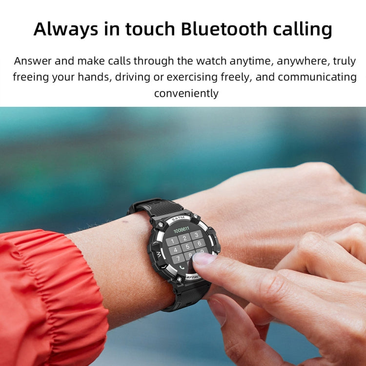 LOKMAT ATTACK 2 PRO 1.39-Inch 5ATM Waterproof Health Monitoring Bluetooth Smart Watch(Silver) - free shipping - PMC TechLife - Order now!