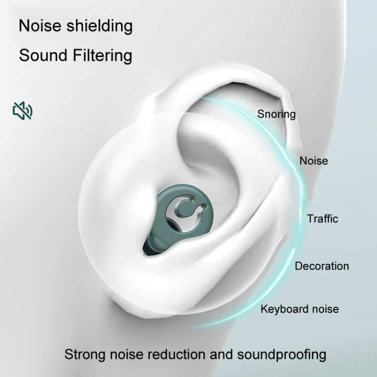 Silicone Sleep Soundproof Noise Reducing Earplugs Swimming Waterproof Earplugs(White) - free shipping - PMC TechLife - Order now!