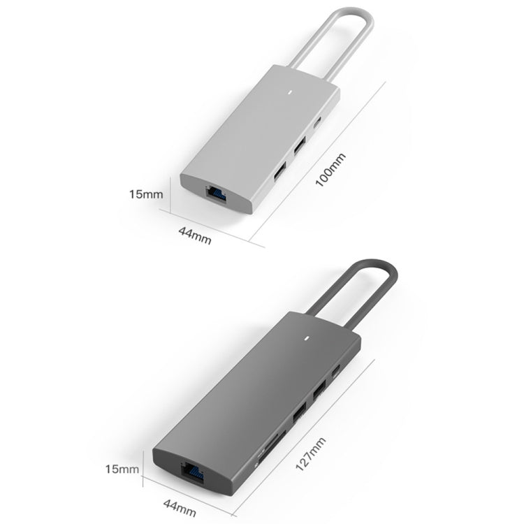 Blueendless 4K60Hz + Gigabit LAN + Data Type-C Docking Station, Spec: 6-in-1 Pink - free shipping - PMC Jewellery - Order now!