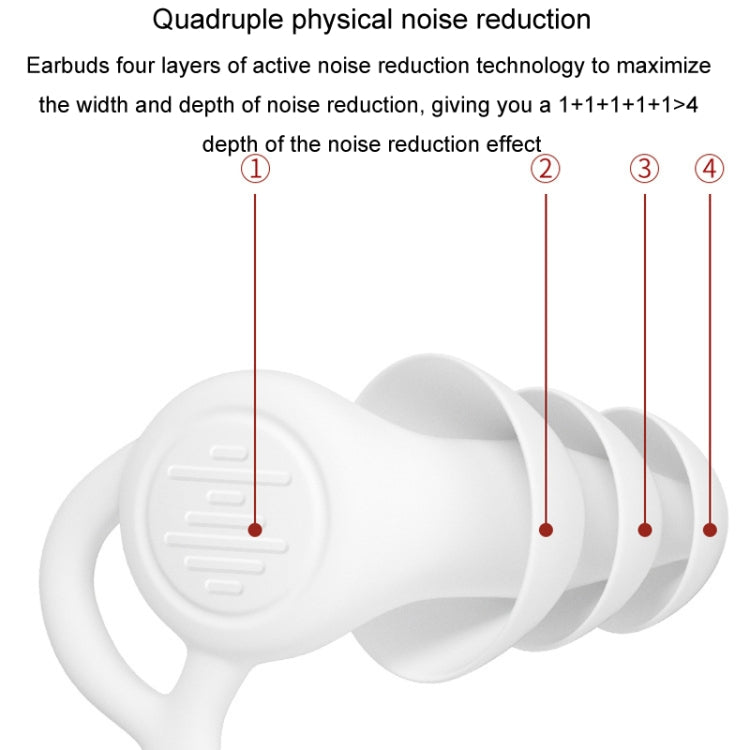 Noise Canceling Sleeping Earplugs Triple Layer Soundproofing Silicone Swimming Earplugs(Black) - free shipping - PMC TechLife - Order now!