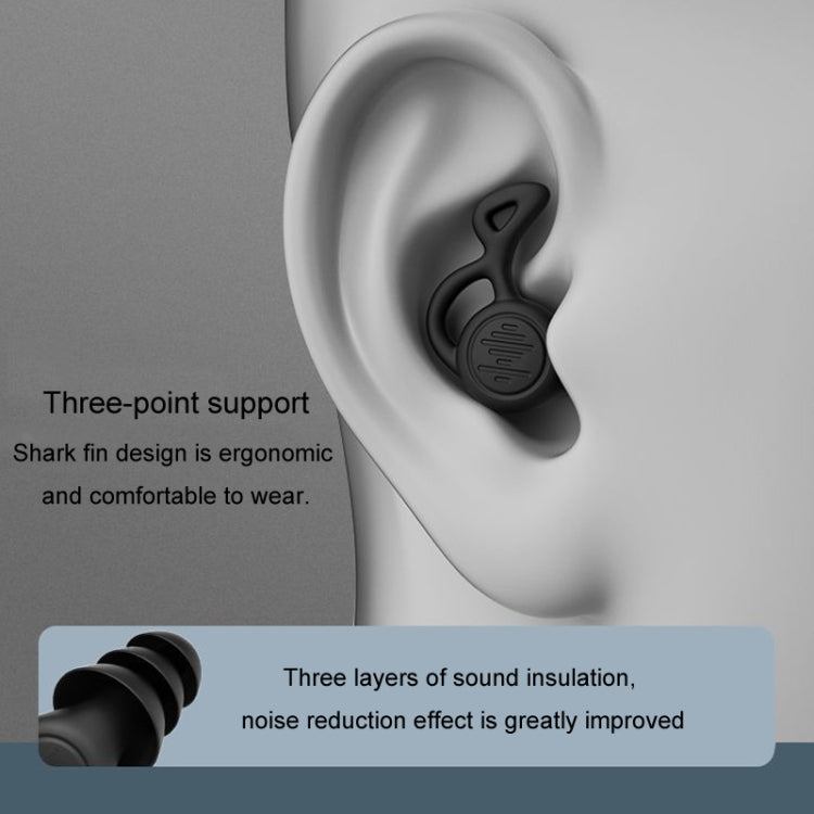 Noise Canceling Sleeping Earplugs Triple Layer Soundproofing Silicone Swimming Earplugs(Blue) - free shipping - PMC TechLife - Order now!