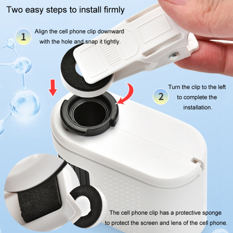 80X Children Mini Portable Microscope Student Antique Jewelry Identification Science Experiment Teaching Toy, Model: No Phone Clip - free shipping - PMc TechLife - Order now!