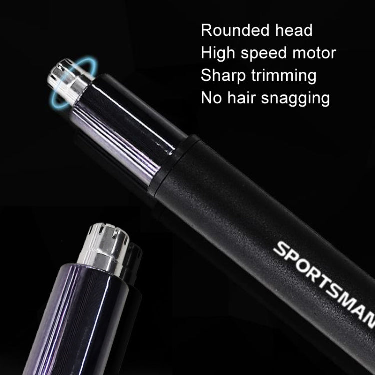 SPORTSMAN SM-431 2 In 1 Electric Nose Hair Repairer Rechargeable Eyebrow Shaver Body Hair Trimmer(Blue Black) - free shipping - PMc TechLife - Order now!