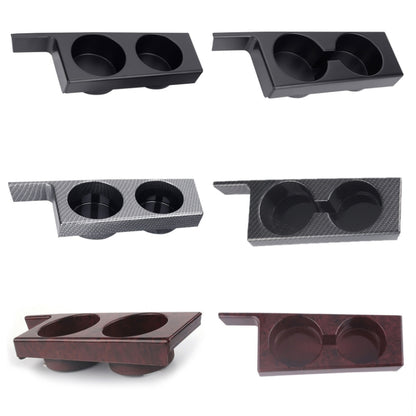 For BMW 5 Series E39/528i/530i/M5 Left-hand Drive Car Central Control Cup Holder, Color: Carbon Grain With Groove - Car Drink Holders by PMC Jewellery | Online Shopping South Africa | PMC Jewellery | Buy Now Pay Later Mobicred