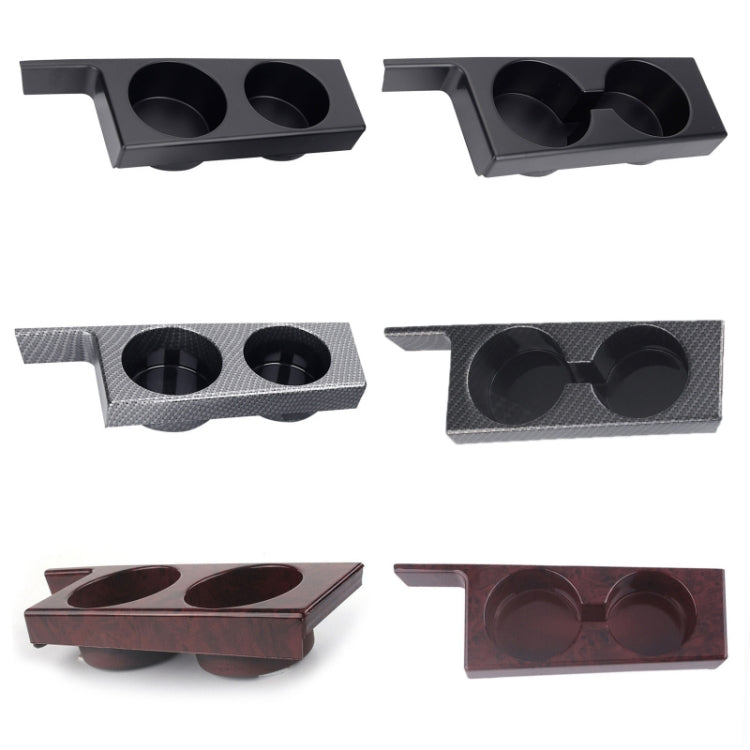 For BMW 5 Series E39/528i/530i/M5 Left-hand Drive Car Central Control Cup Holder, Color: Black With groove - Car Drink Holders by PMC Jewellery | Online Shopping South Africa | PMC Jewellery | Buy Now Pay Later Mobicred