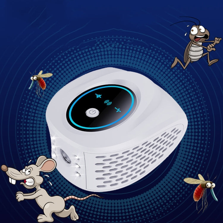 QSQ218 Multifunctional LED Household Indoor High-power Ultrasonic Mouse Repellent US Plug(Black) - Repellents by PMc TechLife | Online Shopping South Africa | PMc TechLife | Buy Now Pay Later Mobicred