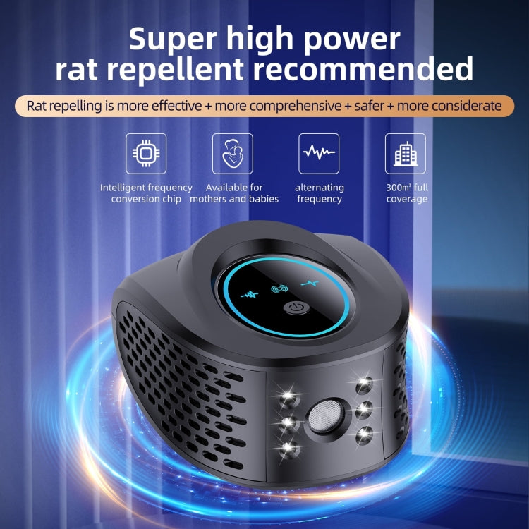 QSQ218 Multifunctional LED Household Indoor High-power Ultrasonic Mouse Repellent UK Plug(White) - Repellents by PMc TechLife | Online Shopping South Africa | PMc TechLife | Buy Now Pay Later Mobicred