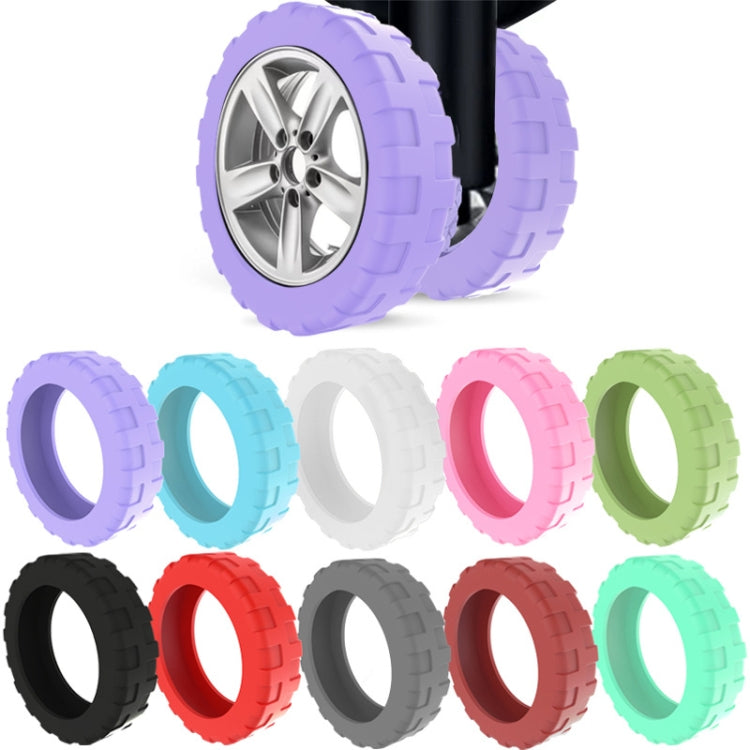 8pcs /Set Luggage Wheel Silicone Protective Cover Swivel Chair Wheel Sound Reducing Cover, Size: Small 4-5cm Wheels(4 Generation Luminous Blue) - Accessories by PMC TechLife | Online Shopping South Africa | PMC TechLife | Buy Now Pay Later Mobicred