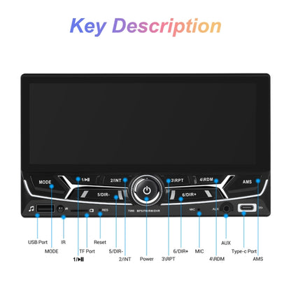 6.86inch Dual Butt Button Knob Player MP5 With Backup Camera Function / Bluetooth / CarPlay(Standard) - Car MP3 & MP4 & MP5 by PMC Jewellery | Online Shopping South Africa | PMC Jewellery | Buy Now Pay Later Mobicred