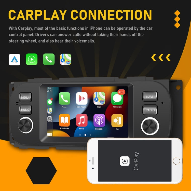 For Para Jeep Grand Cherokee 1999-2004 Carplay Android Navigation All-In-One Monitor With Large Screen(Standard) - Car MP3 & MP4 & MP5 by PMC Jewellery | Online Shopping South Africa | PMC Jewellery | Buy Now Pay Later Mobicred