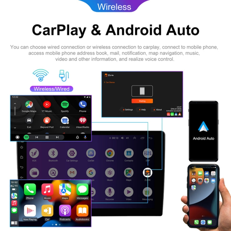 Universal 9 Inch 8 Core CarPlay Android Navigation Car Center Control All-In-One Monitor, Memory: 4+64G(Standard) - Car MP3 & MP4 & MP5 by PMC Jewellery | Online Shopping South Africa | PMC Jewellery | Buy Now Pay Later Mobicred