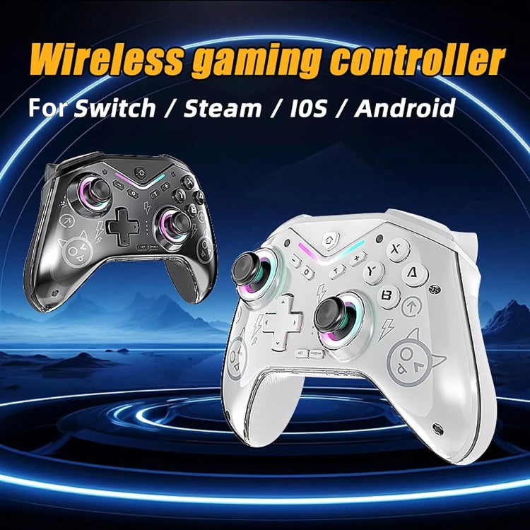 CM-617  Wireless Bluetooth Game Controller for Switch / Android / IOS / PC / Smart TV(Colorful Black) - Gamepads by PMC Jewellery | Online Shopping South Africa | PMC Jewellery | Buy Now Pay Later Mobicred