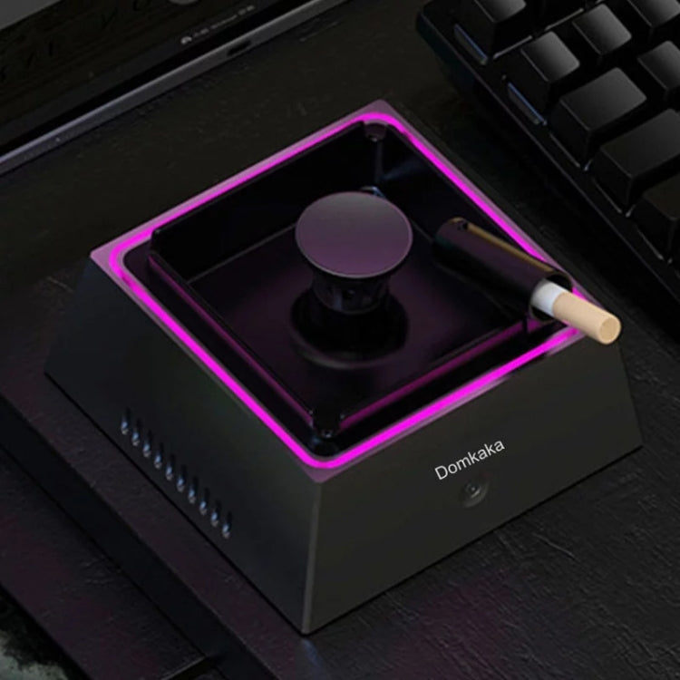 Domkaka TS-20 With Light Model Electronic Ashtray Air Purifier(Black) - free shipping - PMc TechLife - Order now!