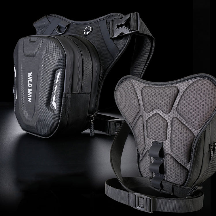 WILD MAN L1 3L Outdoor Motorcycle Riding Hard Shell Waist Bag Sports Cross-body Bag(Black) - free shipping - PMC TechLife - Order now!