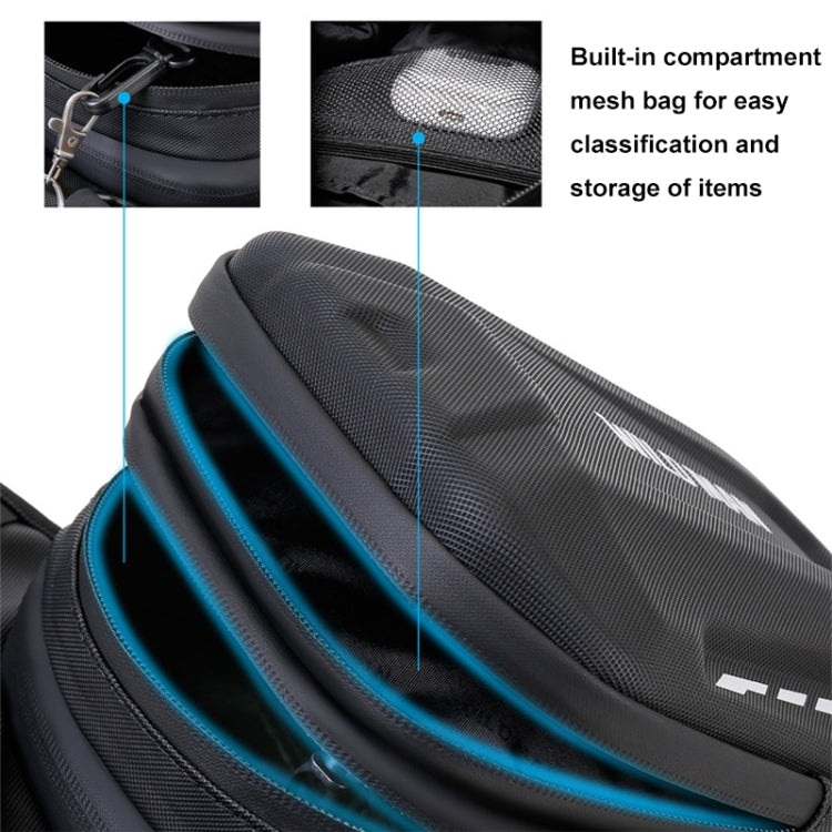 WILD MAN L1 3L Outdoor Motorcycle Riding Hard Shell Waist Bag Sports Cross-body Bag(Black) - free shipping - PMC TechLife - Order now!