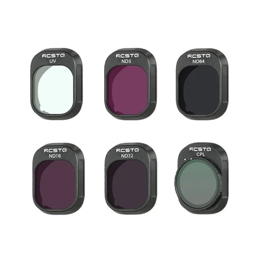 For DJI Mini 4 Pro RCSTQ Filter HD Protective Mirror Drone Accessories, Style: ND8+ND16+ND32+ND64+UV+CPL - Mavic Lens Filter by RCSTQ | Online Shopping South Africa | PMC Jewellery | Buy Now Pay Later Mobicred