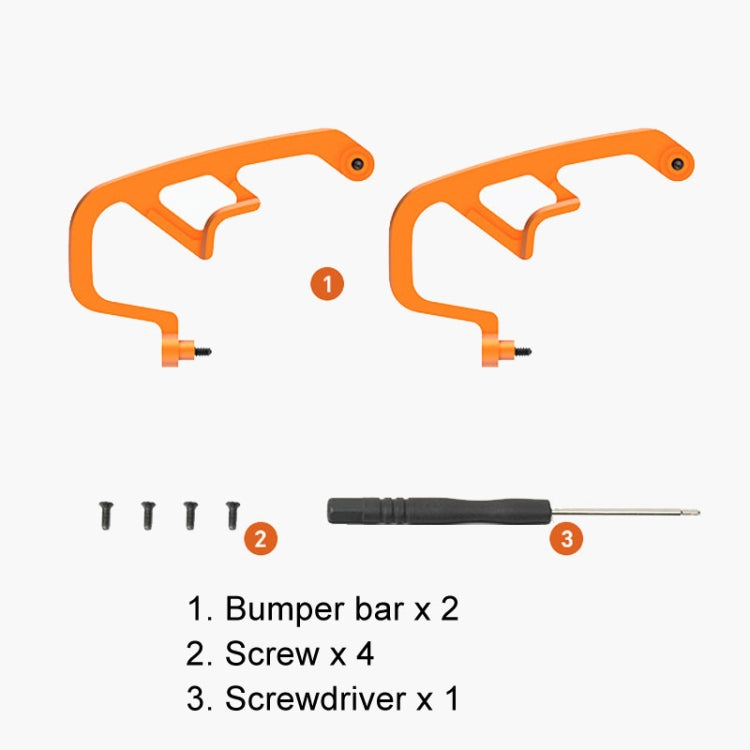 For DJI Avata 2 RCSTQ Aluminum Alloy Flying Machine Lens Collision Protection Bar(Orange) - Other by RCSTQ | Online Shopping South Africa | PMC TechLife | Buy Now Pay Later Mobicred