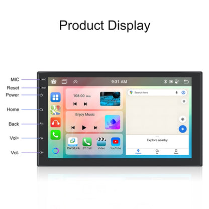 9inch Android 13.0 Dual Butt Universal Wireless Carplay Car Navigation Center Control All-In-One Monitor(Standard+AHD Camera) - Car MP3 & MP4 & MP5 by PMC Jewellery | Online Shopping South Africa | PMC Jewellery | Buy Now Pay Later Mobicred