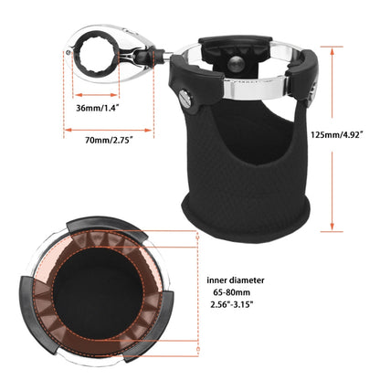 Motorcycle Handlebar Cup Holder Modification Accessories For Harley Davidson - Holder by PMC Jewellery | Online Shopping South Africa | PMC Jewellery | Buy Now Pay Later Mobicred