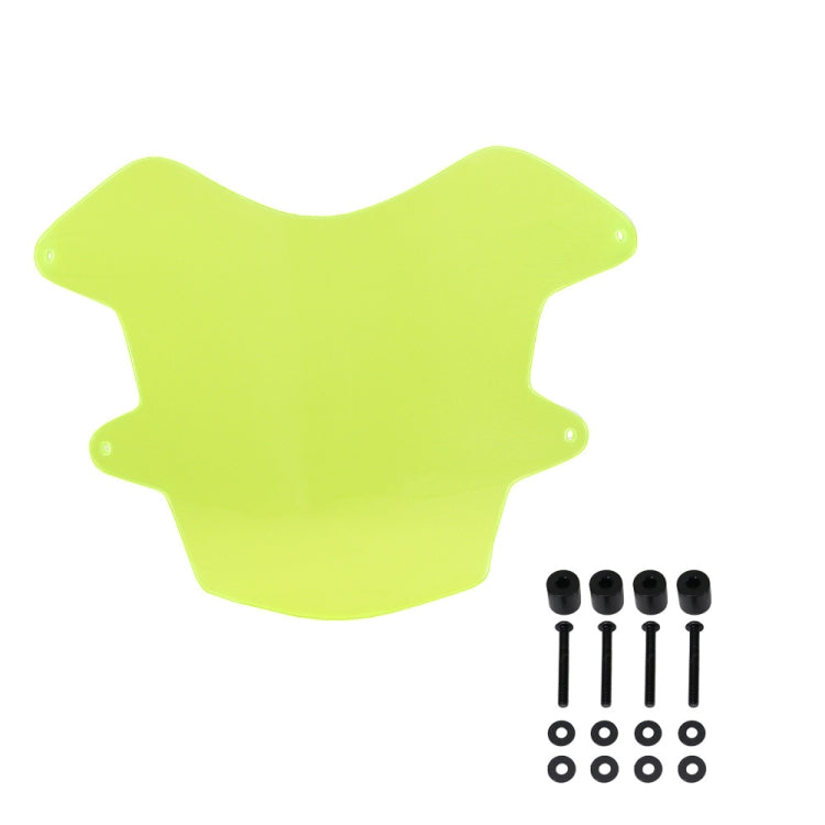 For Yamaha Tenere 700 Headlight Acrylic Protective Cover(Fluorescent Green) - Ornamental Parts by PMC Jewellery | Online Shopping South Africa | PMC Jewellery | Buy Now Pay Later Mobicred