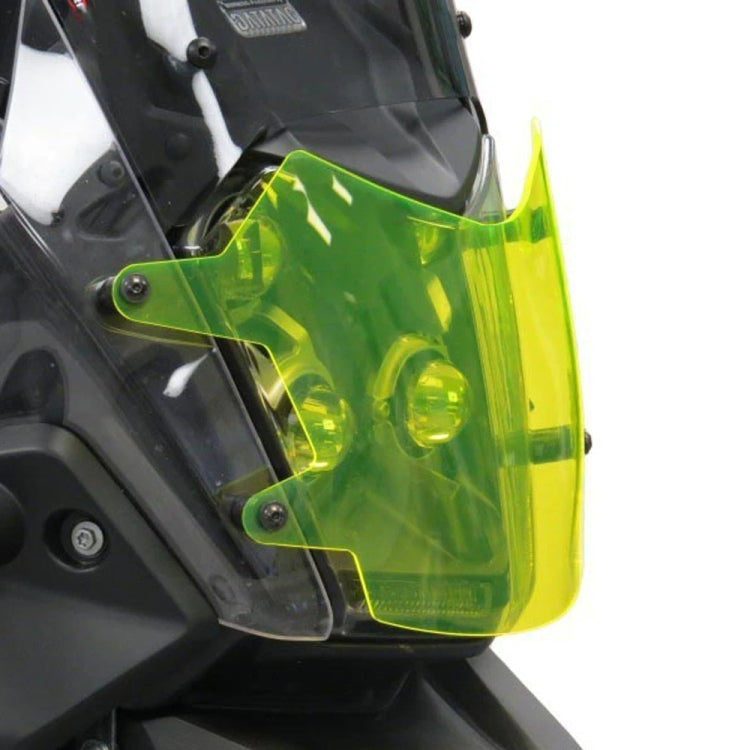 For Yamaha Tenere 700 Headlight Acrylic Protective Cover(Fluorescent Green) - Ornamental Parts by PMC Jewellery | Online Shopping South Africa | PMC Jewellery | Buy Now Pay Later Mobicred